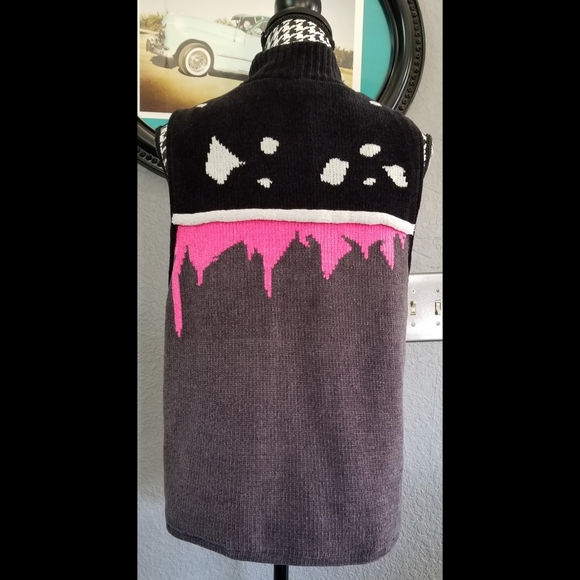 Awesome VTG Velour Vest - Picture 3 of 8